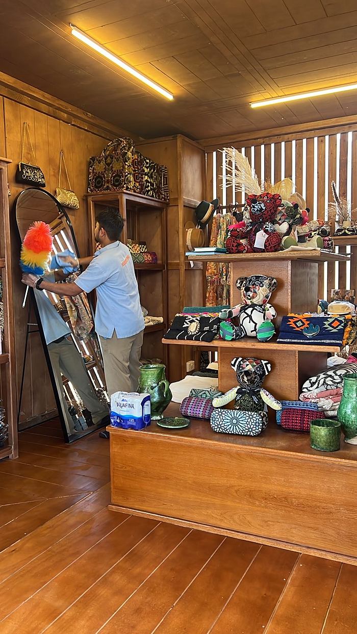 Vendor space during fit-out