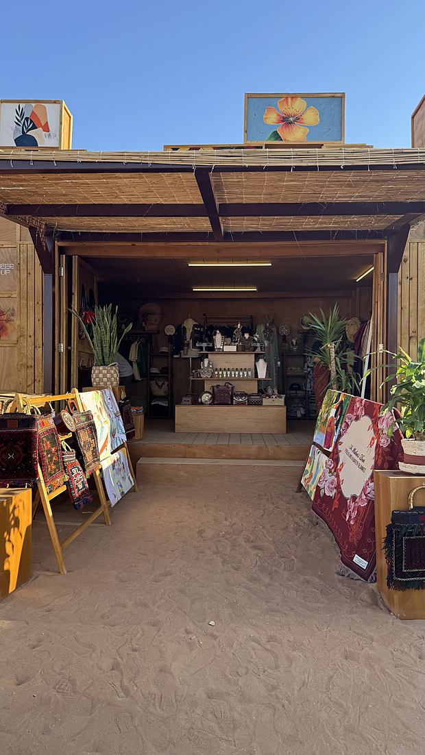 The Tanweer Pop-up storefront