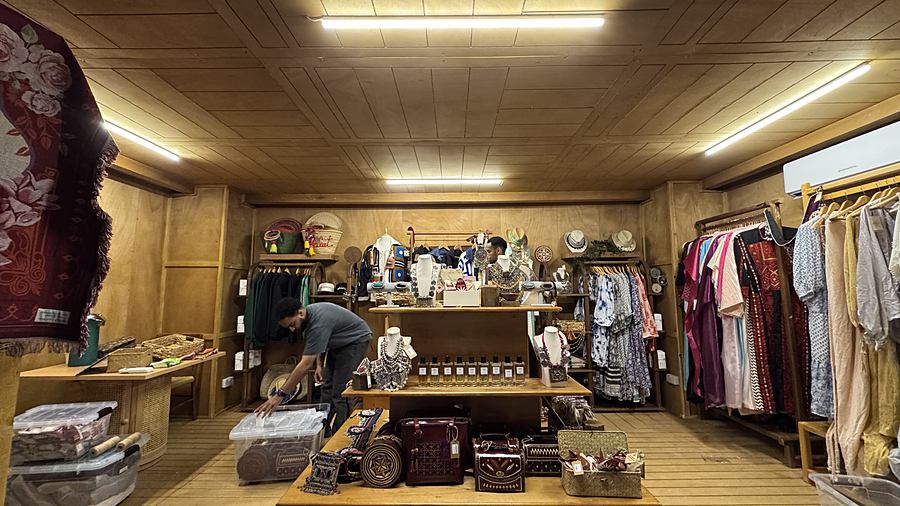 Inside the Pop-up — curated rails and product