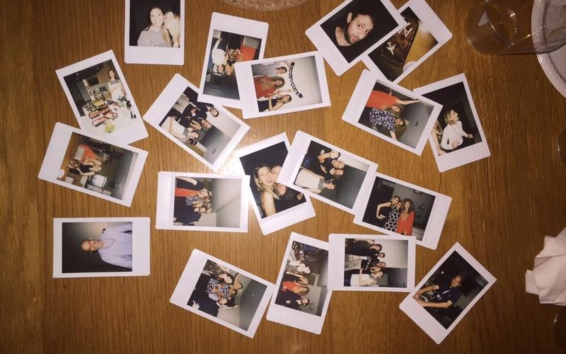 Polaroid photos of the NYU Abu Dhabi community
